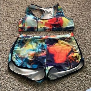 Sports Bra & Shorts Set